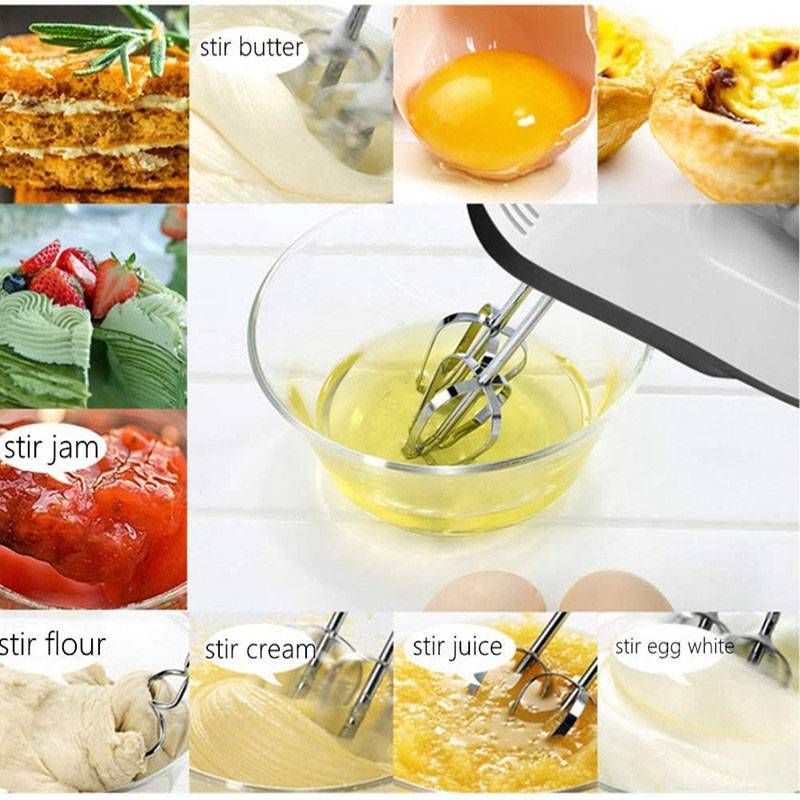 DH-133 Scarlett Multifunctional 7 Speed Mini Mixer Egg Beater Automatic Cream Food Cake Baking Dough Mixer