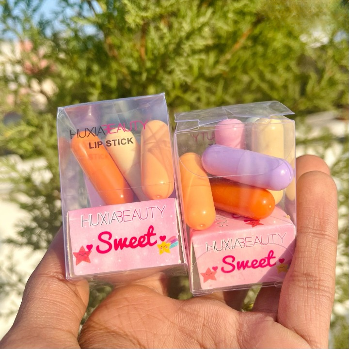 (6 Pieces) Mini Capsule Lipstick Set