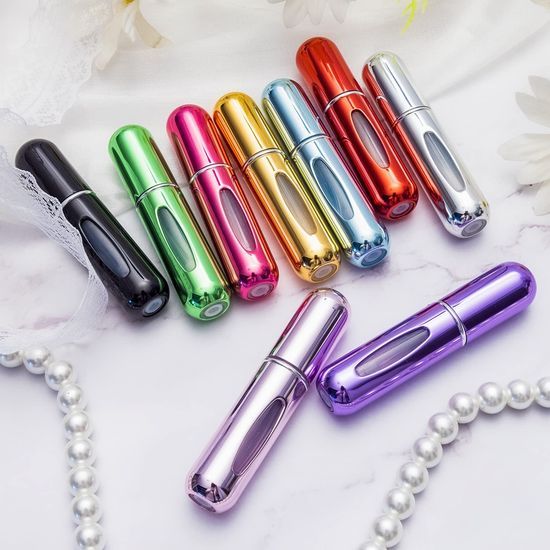 Refillable Mini Perfume Spray Bottle | Spray Atomizer 5 ml | Portable, Leak-Proof, and Stylish
