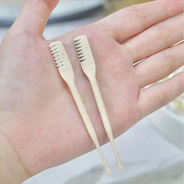 Original Box Pack Portable Manual Nose Hair Trimmer High Quality β 2pcs Set