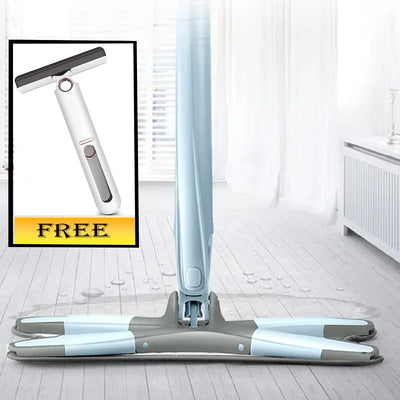 3-in-1 Multi-Purpose Cleaning Mop with Microfiber Cloth (X Shape)