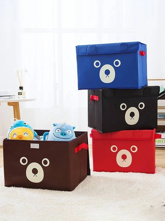 Panda Folding Storage | Storage for Kids Toys | Wardrobe Box | Random Color