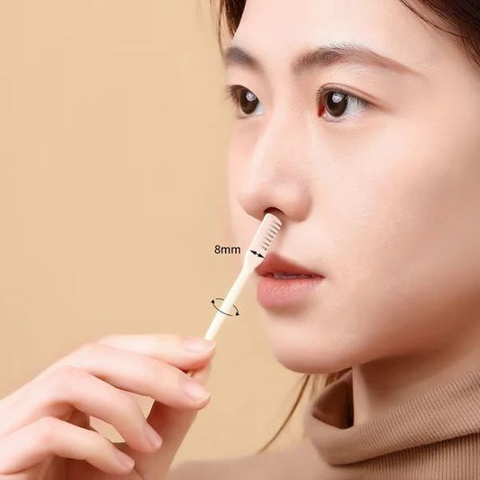 Original Box Pack Portable Manual Nose Hair Trimmer High Quality – 2pcs Set